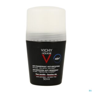 Packshot Vichy Homme Deo Gev Huid 48u Roller 50ml