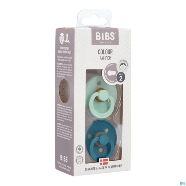 Packshot Bibs 2 Fopspeen Duo Mint/forest Lake 2