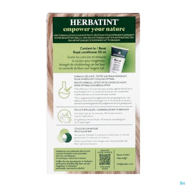 Packshot Herbatint 10c Zweeds Blond 170ml