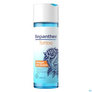 Packshot Bepanthen Tattoo Wasgel 200ml Nf