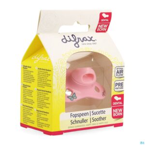 Packshot Difrax Fopspeen Newborn Dental Sil -2/2m 1 796