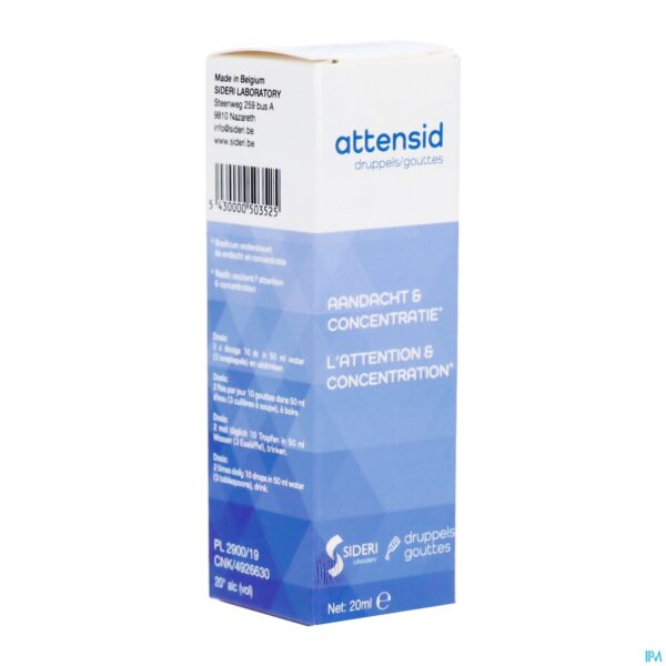 Packshot Attensid Druppels 20ml