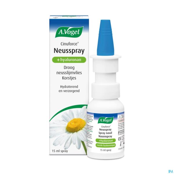 Productshot A.Vogel Cinuforce Neusspray Droog Slijmvlies 15ml