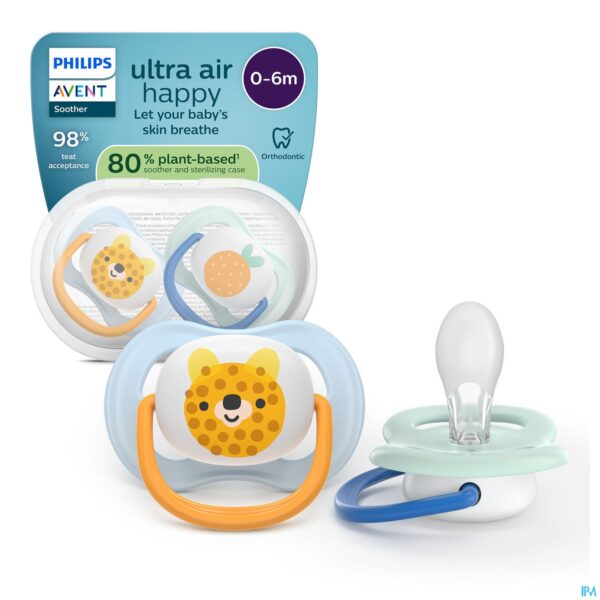 Productshot Philips Avent Fopspeen +0m Air Collection Mix 2
