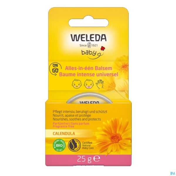 Packshot Weleda Calendula Alles In ÉÉn Balsem 25g