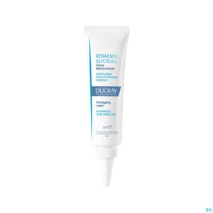 Productshot Ducray Keracnyl Glycolic+ Cr Tegen Zw.puntjes 30ml