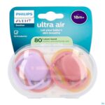 Packshot Philips Avent Fopspeen +18m Air Lila/fuchsia 2