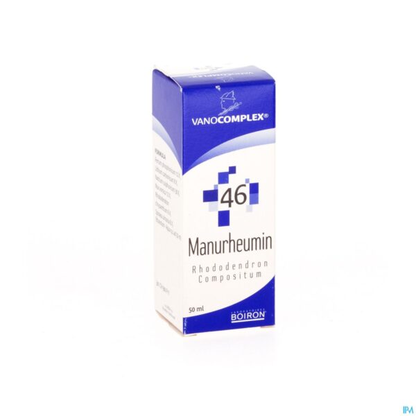 Packshot Vanocomplex N46 Manurheumin Gutt 50ml Unda