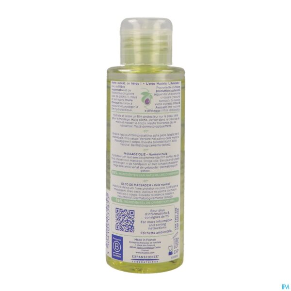 Packshot Mustela Pn Massage Olie 100ml