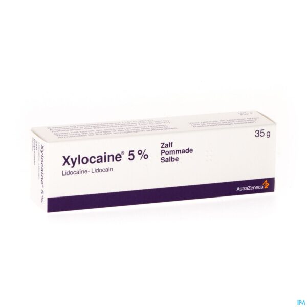 Packshot Xylocaine 5% Zalf Tube 1 X 35g