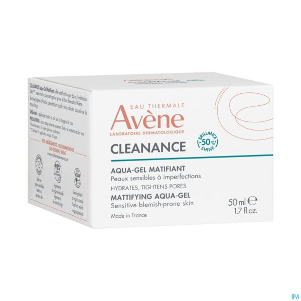 Packshot Avene Cleanance Matterende Aqua Gel 50ml