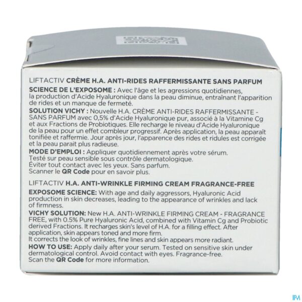 Packshot Vichy Liftactiv A/rimpel Verstevigend Z/parf 50ml