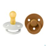 Productshot Bibs 2 Fopspeen Duo Haze/caramel 2