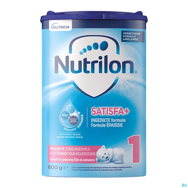 Packshot Nutrilon Verzadiging Satisfa+ 1 Easypack Pdr 800g