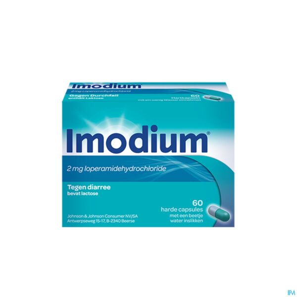 Packshot Imodium Caps 60 X 2mg