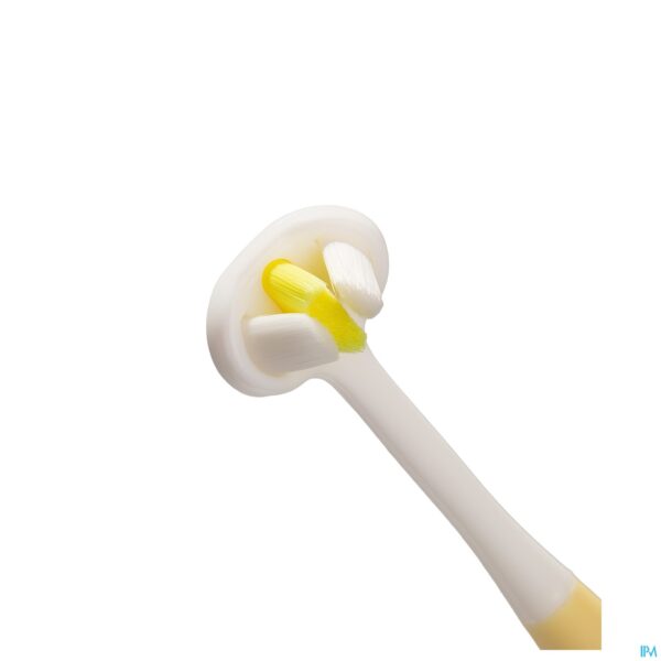 Productshot Babyton Tandenborstel Toothhugger Geel Flappy