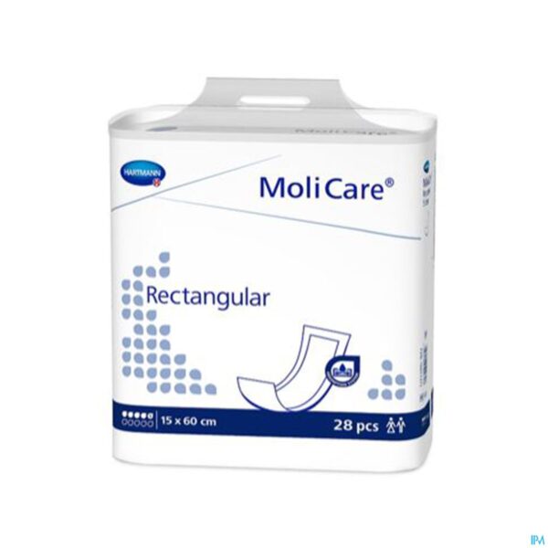 Packshot Molicare Rectangular 5d 15x60 28 P/s