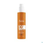 Packshot Avene Zon Spf30 Spray 200ml