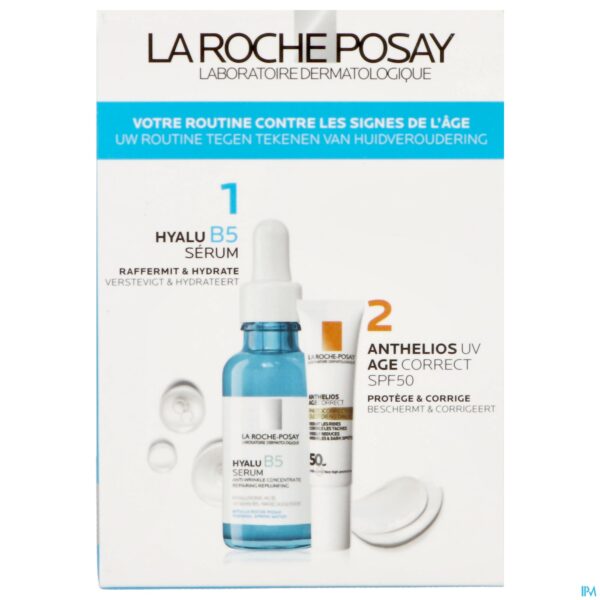 Packshot Lrp Set Hyalu B5 30ml + Age Correct 15ml Gratis