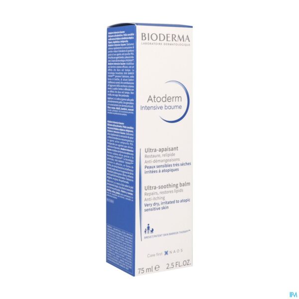 Packshot Bioderma Atoderm Intensive Balsem Tube 75ml Packshot Bioderma Atoderm Intensive Balsem Tube 75ml