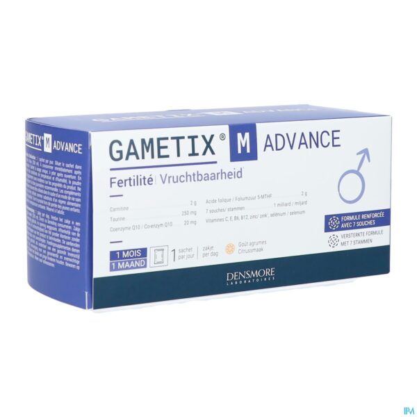 Packshot Gametix M Advance Zakje 30 Packshot Gametix M Advance Zakje 30