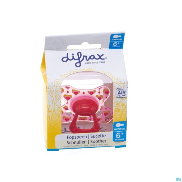 Packshot Difrax Fopspeen Natural 6m+