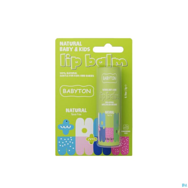 Packshot Babyton Natuurlijke Lippenbalsem 5g