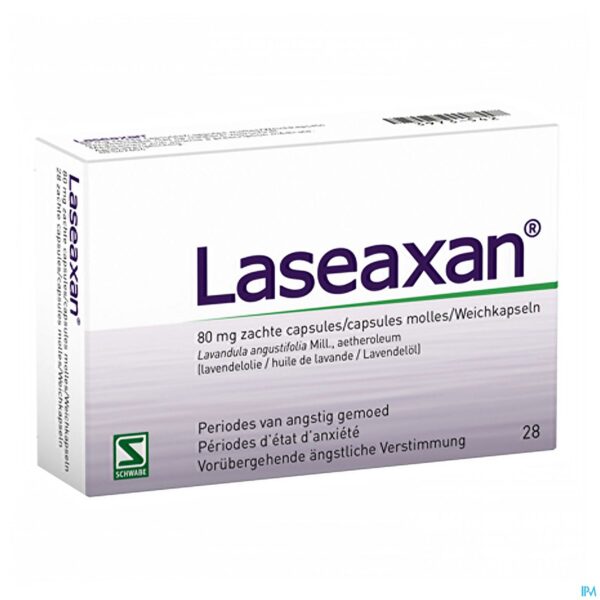 Packshot LASEAXAN® 28 ZACHTE CAPSULES