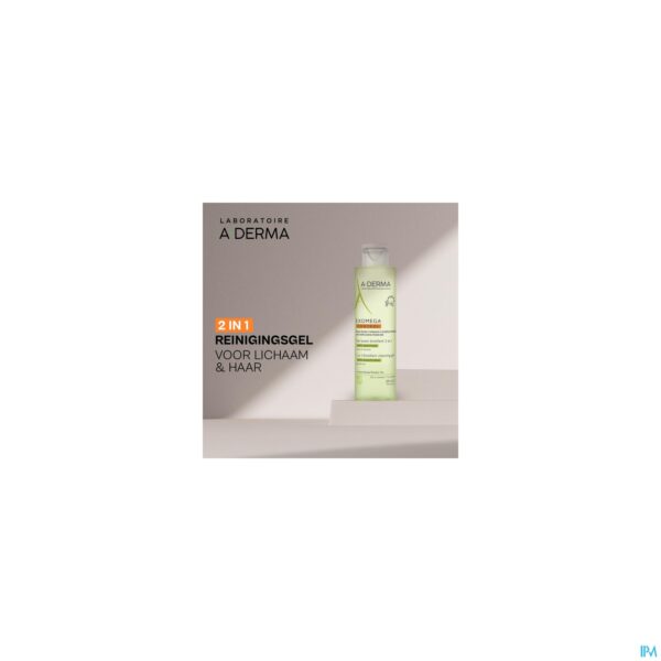 Lifestyle_image Aderma Exomega Control Reinigingsgel 2in1 500ml