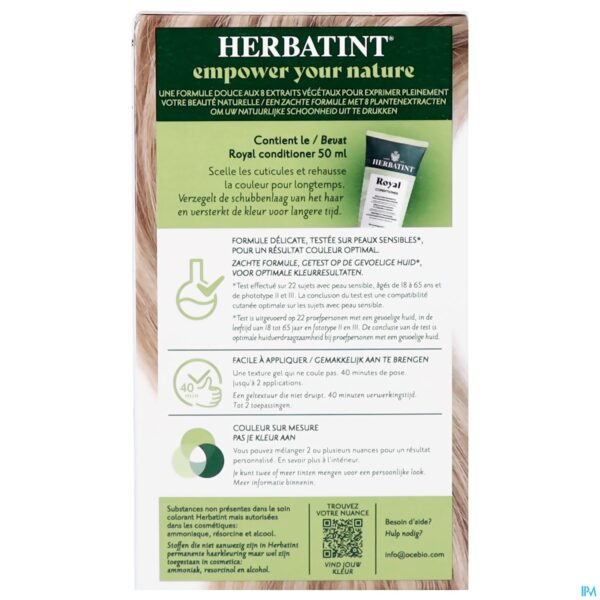 Packshot Herbatint 10c Zweeds Blond 170ml