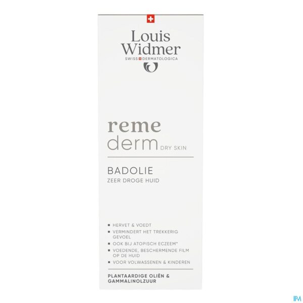Packshot Widmer Remederm Badolie 250ml