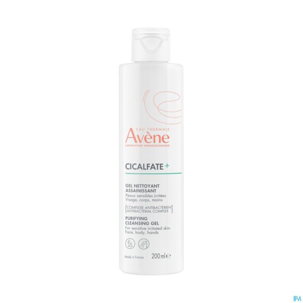 Productshot Avene Cicalfate+ Zuiverende Reinigingsgel 200ml