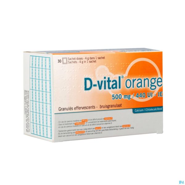Packshot D-vital 500/440 Zakje 30