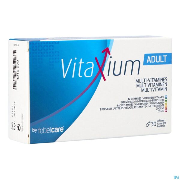 Packshot Vitaxium Adult Multi Vitaminen Caps 30