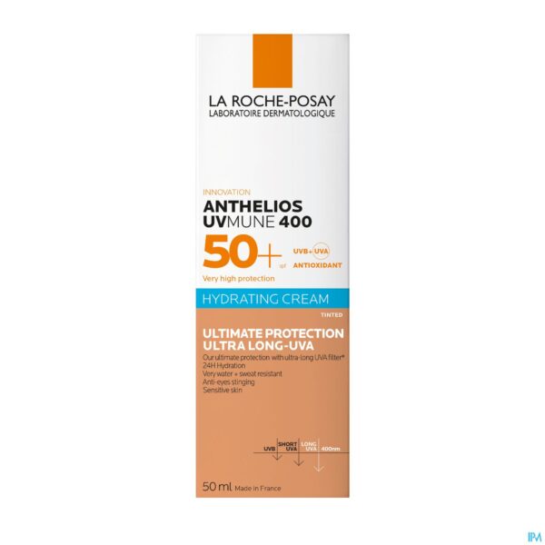 Packshot Lrp Anthelios Uvmune400 Hydra Cr Mp Tt Spf50+ 50ml