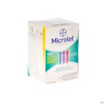 Packshot Ascencia Microlet Lancetten Ster Gekleurd 100