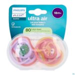 Packshot Philips Avent Fopspeen +18m Air Lila/fuchsia Des.2