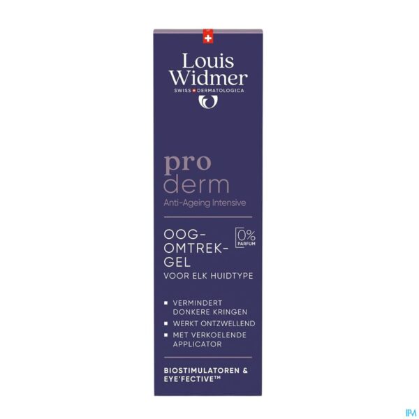 Packshot Widmer Proderm Oogomtrekgel Zonder Parfum 15ml