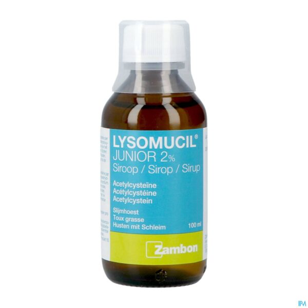Productshot Lysomucil Junior 2% Siroop 100ml
