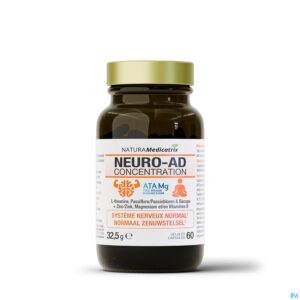 Packshot Neuro-ad Concentratie Pot Caps 60