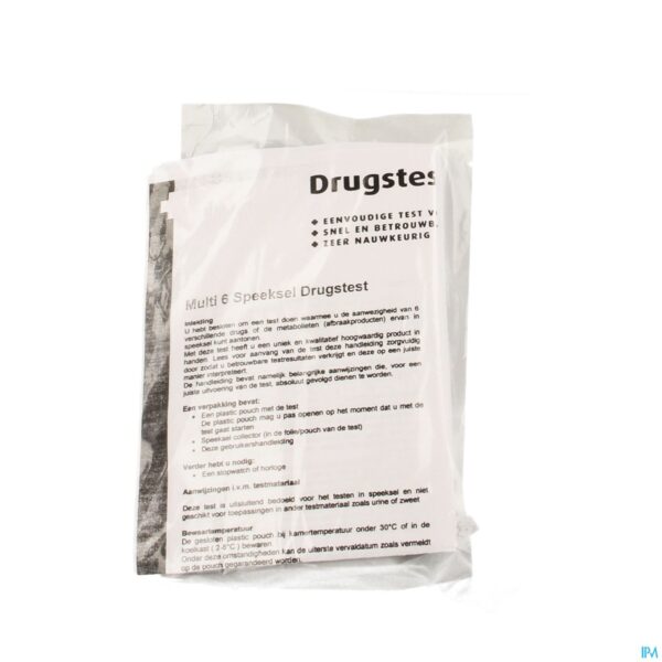 Packshot Drugtest Speeksel 6 Drugs(coc/amph/cannab/opiat/xt