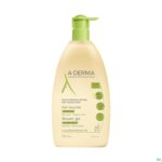 Packshot Aderma Indisp.douchegel Overvet 750ml