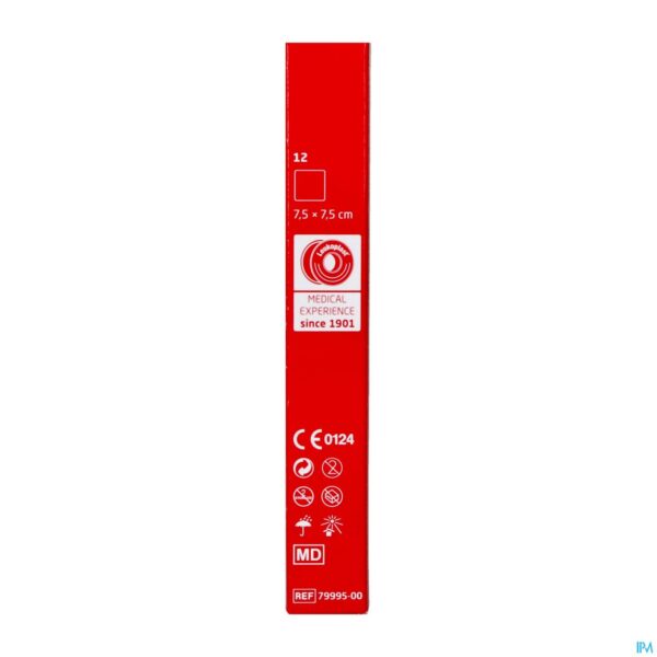 Packshot Cutisoft 7,5cmx7,5cm 12 Leukoplast