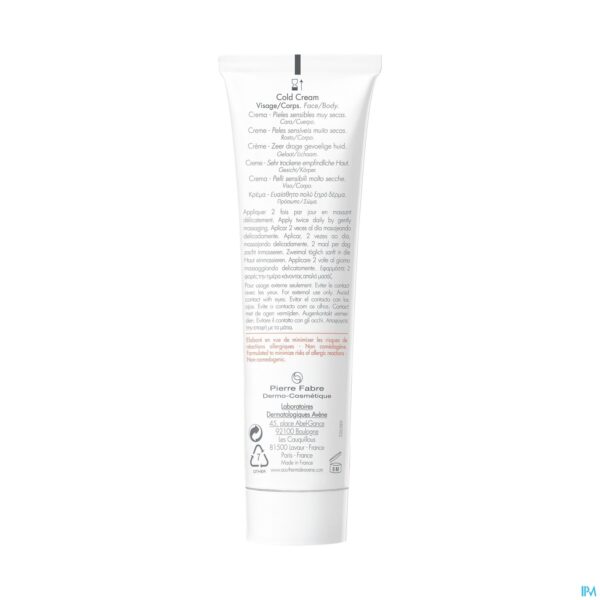 Productshot Avene Cold Cream Creme Nf 100ml