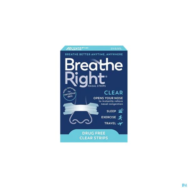 Packshot Breathe Right Clear Regular 30