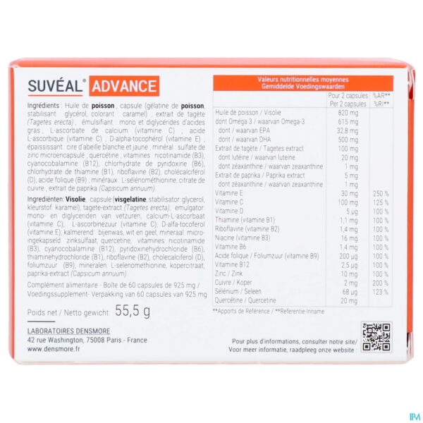 Packshot Suveal Advance 1m Caps 60