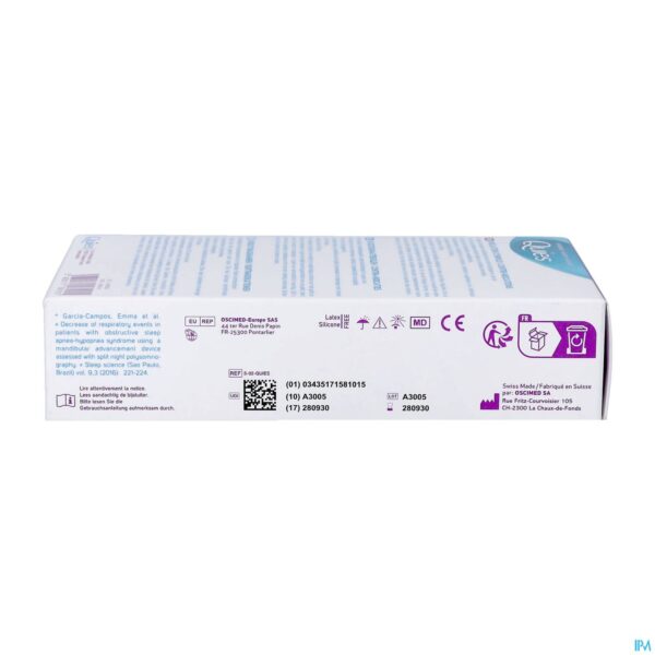 Packshot Quies Mandibulair Repositieapparaat A/snurken