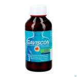Productshot Gaviscon Menthe Munt Susp Buv 300ml