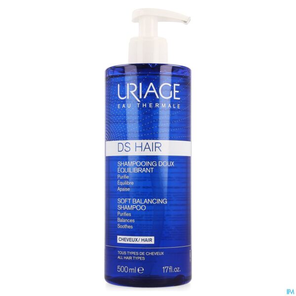 Packshot Uriage Ds Hair Shampoo Evenwicht. Herstel. 500ml Packshot Uriage Ds Hair Shampoo Evenwicht. Herstel. 500ml