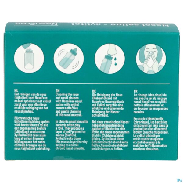 Packshot Dos Medical Nasaal Spoelzout+xylitol Zakje 30x6,5g
